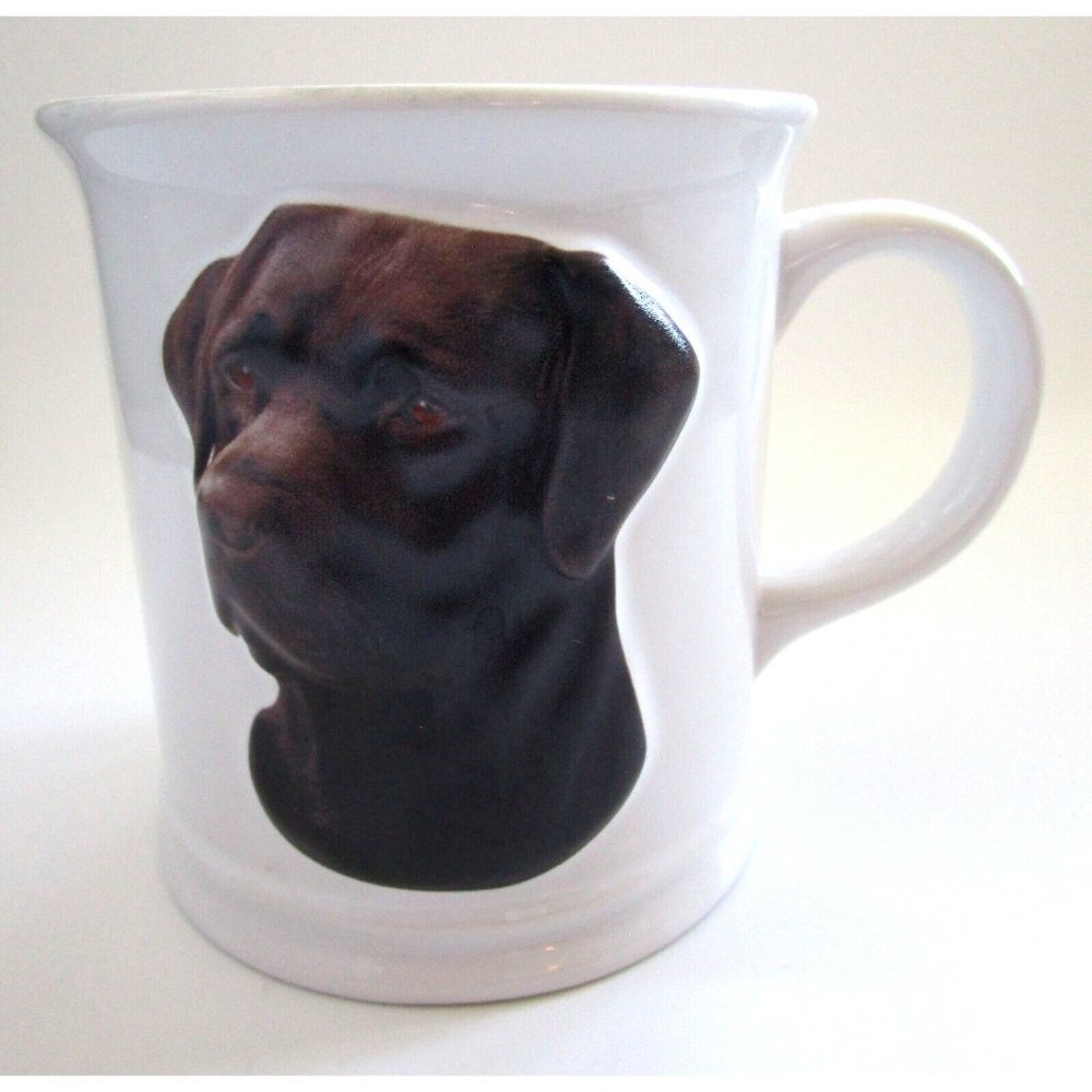 XPRES Best Friend Originals CHOCOLATE LAB Embossed/Raised DOG 3D Coffee Mug 2004